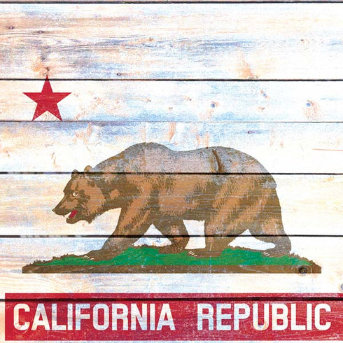 California Flag Light Wood PS4 Console and Controller Bundle Skin