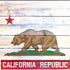 California Flag Light Wood PS4 Console Skin