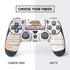California Flag Light Wood PS4 Controller Skin