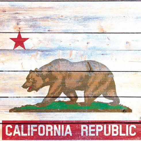 California Flag Light Wood PS4 Pro/Slim Controller Skin