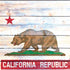 California Flag Light Wood PS4 Slim Bundle Skin