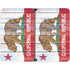California Flag Light Wood Surface Duo Skin