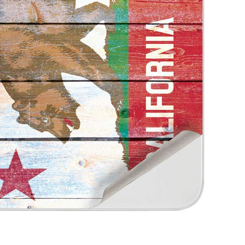 California Flag Light Wood Surface Duo Skin