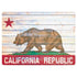 California Flag Light Wood Surface Laptop 2 Skin