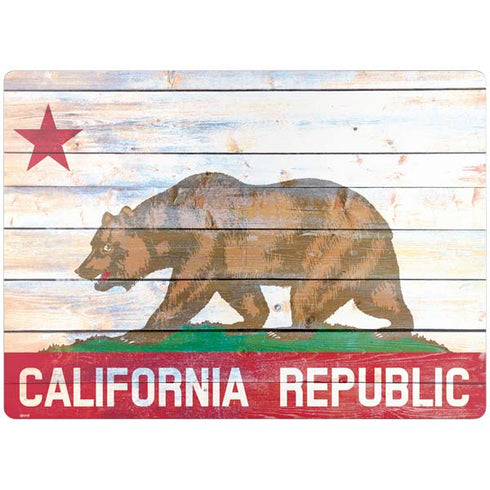 California Flag Light Wood Surface Laptop 4 15in Skin