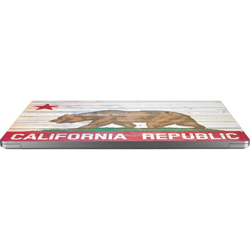 California Flag Light Wood Surface Laptop 4 15in Skin