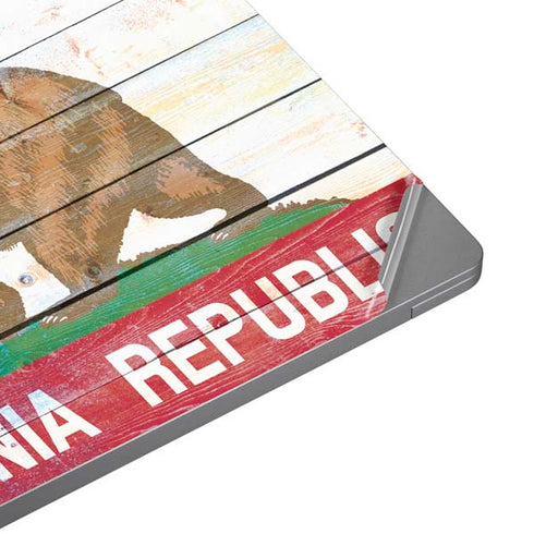 California Flag Light Wood Surface Laptop 4 15in Skin