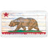 California Flag Light Wood YETI Tundra 65 Hard Cooler Skin