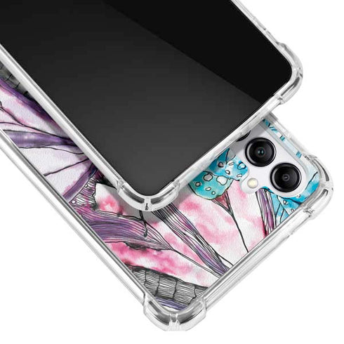 California Monarch Collage Galaxy A14 5G Clear Case