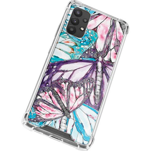 California Monarch Collage Galaxy A32 5G Clear Case