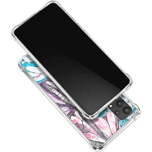 California Monarch Collage Galaxy A32 5G Clear Case