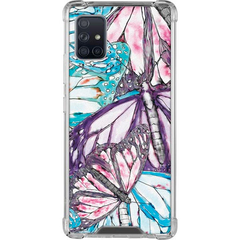 California Monarch Collage Galaxy A51 5G Clear Case