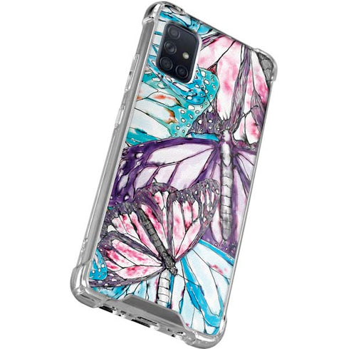 California Monarch Collage Galaxy A51 5G Clear Case
