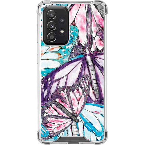 California Monarch Collage Galaxy A52 5G Clear Case