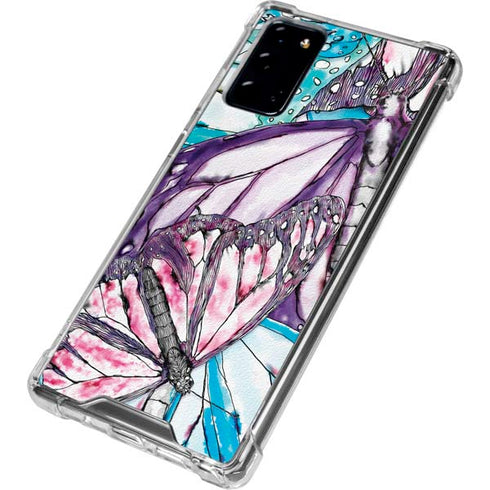 California Monarch Collage Galaxy Note20 5G Clear Case