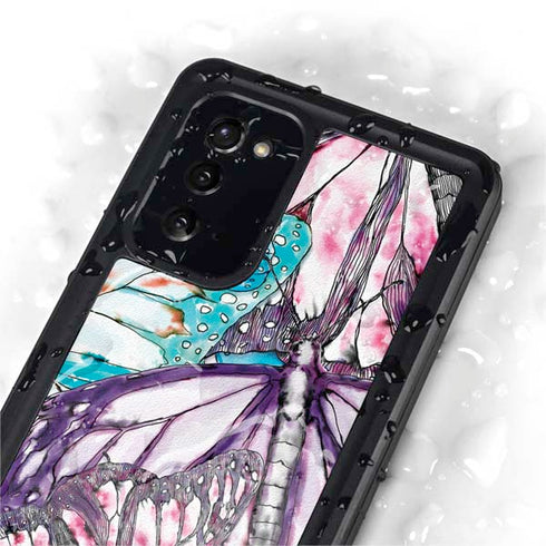 California Monarch Collage Galaxy Note20 5G Waterproof Case