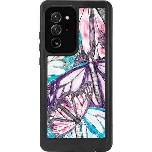 California Monarch Collage Galaxy Note20 Ultra 5G Waterproof Case