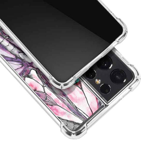 California Monarch Collage Galaxy S21 Ultra 5G Clear Case