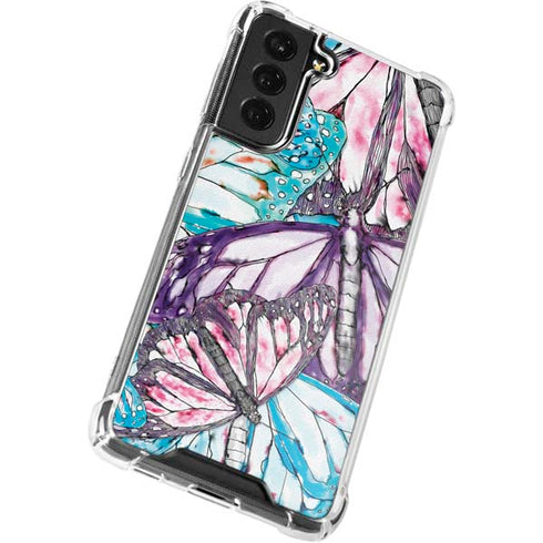 California Monarch Collage Galaxy S22 Clear Case