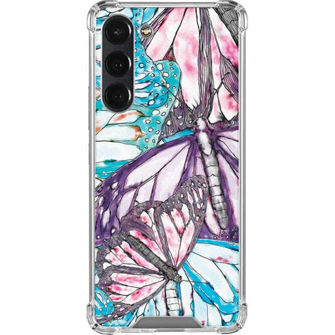 California Monarch Collage Galaxy S23 Plus Clear Case