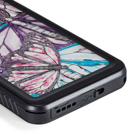 California Monarch Collage Galaxy S23 Plus Waterproof Case