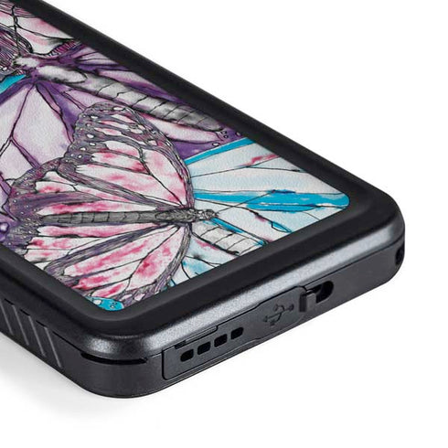 California Monarch Collage Galaxy S23 Waterproof Case