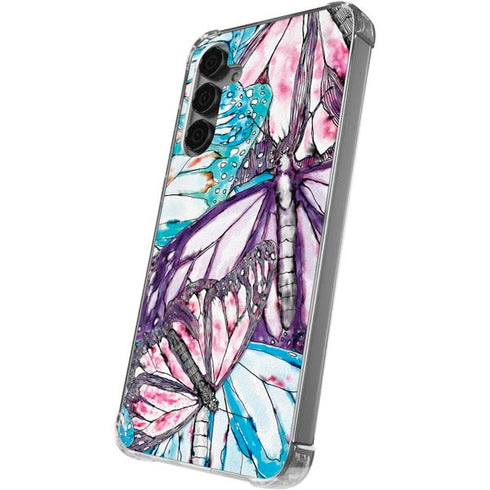 California Monarch Collage Galaxy S24 Plus Clear Case