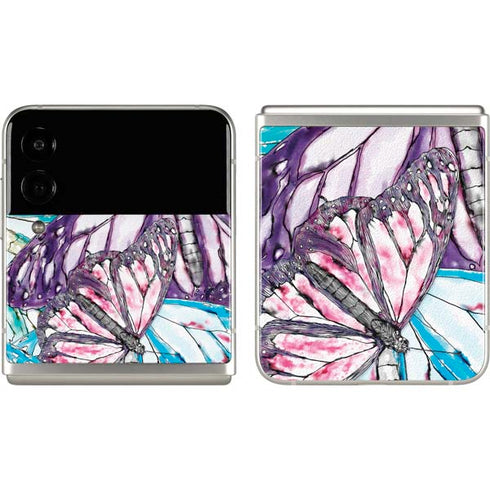 California Monarch Collage Galaxy Z Flip3 5G Skin