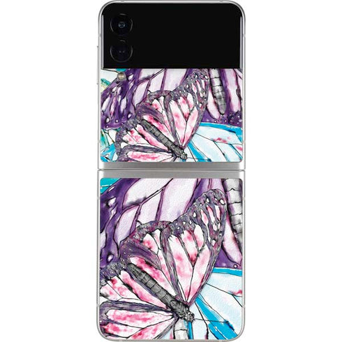 California Monarch Collage Galaxy Z Flip3 5G Skin