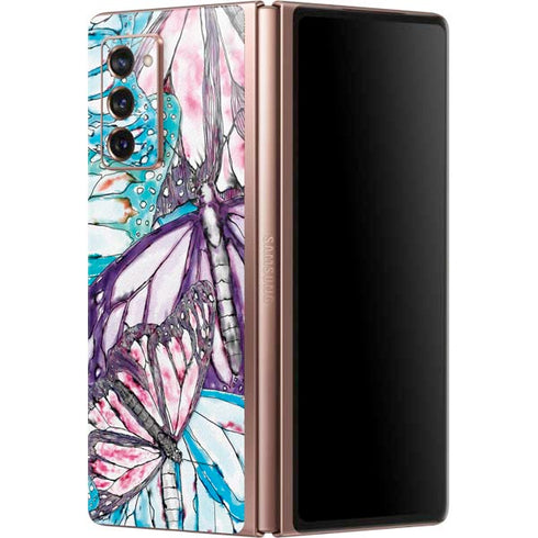 California Monarch Collage Galaxy Z Fold2 5G Skin