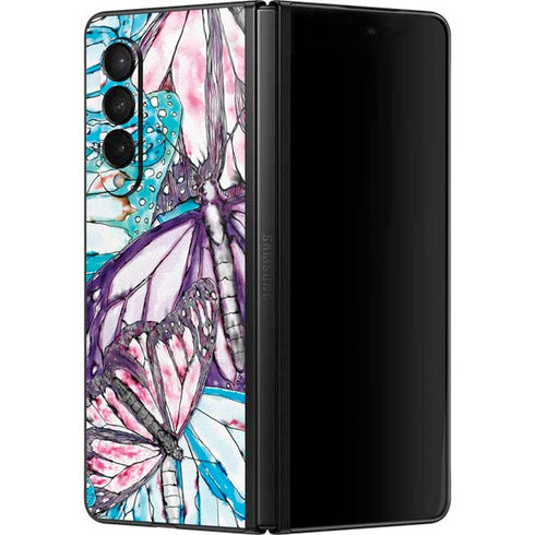 California Monarch Collage Galaxy Z Fold3 5G Skin