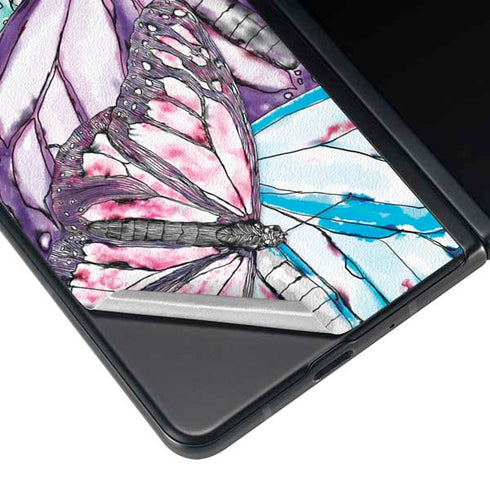 California Monarch Collage Galaxy Z Fold3 5G Skin