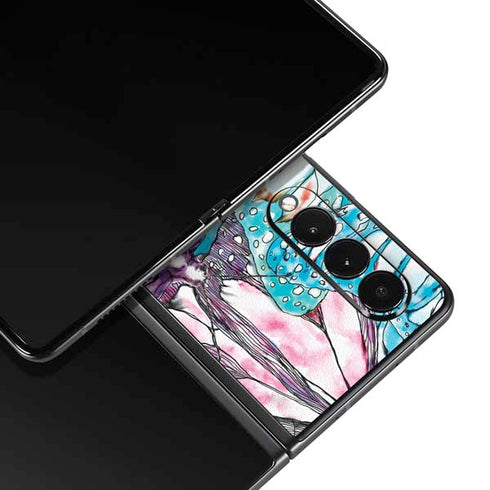 California Monarch Collage Galaxy Z Fold3 5G Skin