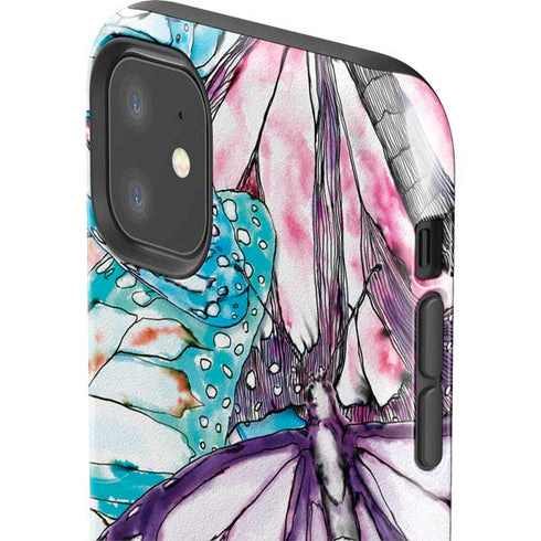 California Monarch Collage iPhone 11 Impact Case
