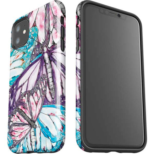 California Monarch Collage iPhone 11 Impact Case