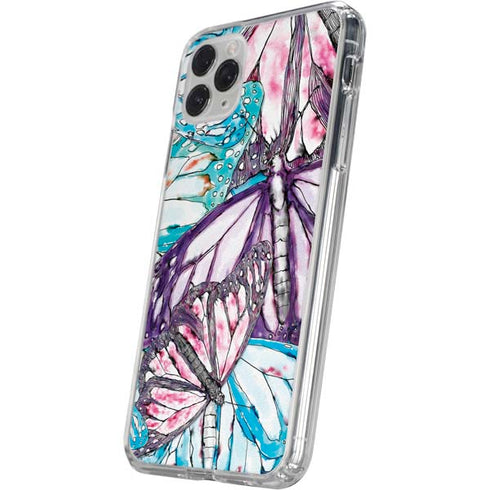 California Monarch Collage iPhone 11 Pro Clear Case