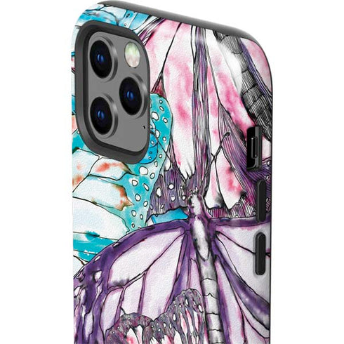 California Monarch Collage iPhone 12 Pro Impact Case
