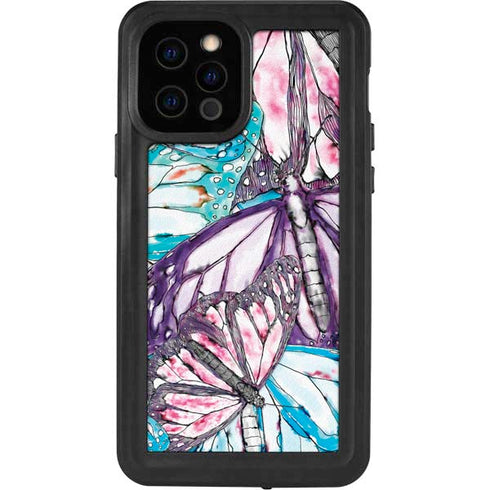 California Monarch Collage iPhone 12 Pro Waterproof Case
