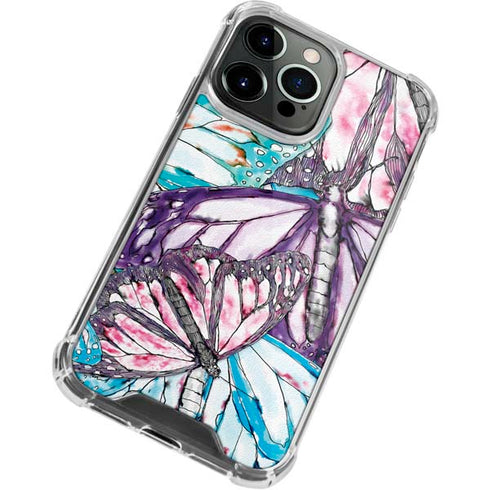 California Monarch Collage iPhone 13 Pro Clear Case