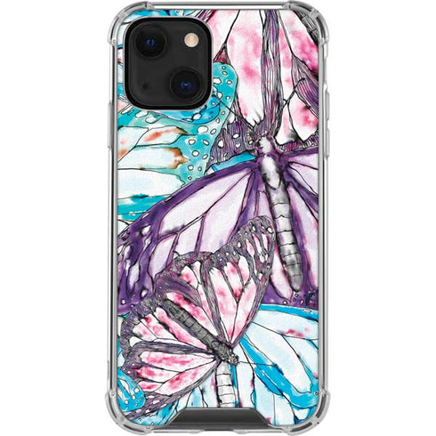 California Monarch Collage iPhone 14 Plus Clear Case