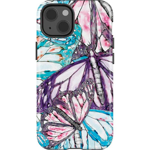 California Monarch Collage iPhone 15 Impact Case