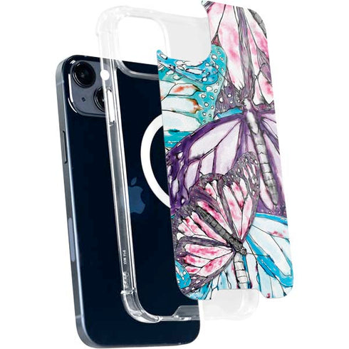 California Monarch Collage iPhone 15 Plus MagSafe Case