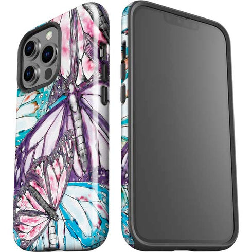 California Monarch Collage iPhone 15 Pro Impact Case
