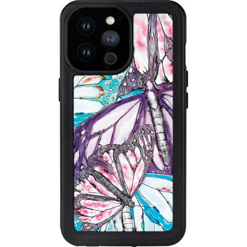 California Monarch Collage iPhone 14 Pro Max Waterproof Case