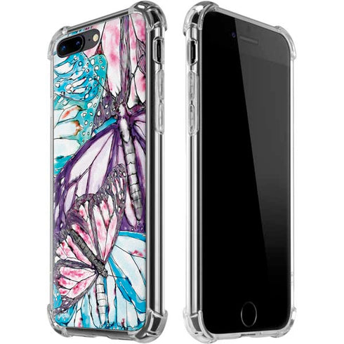 California Monarch Collage iPhone 7/8 Plus Clear Case