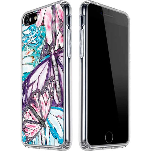 California Monarch Collage iPhone SE (2nd & 3rd Gen) Clear Case