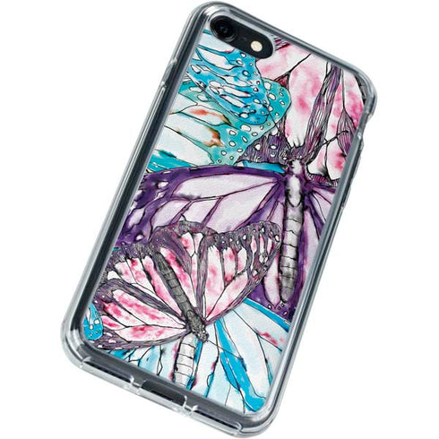 California Monarch Collage iPhone SE (2nd & 3rd Gen) Clear Case
