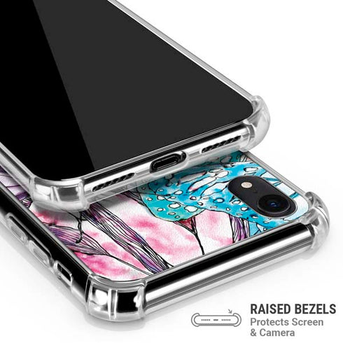California Monarch Collage iPhone XR Clear Case