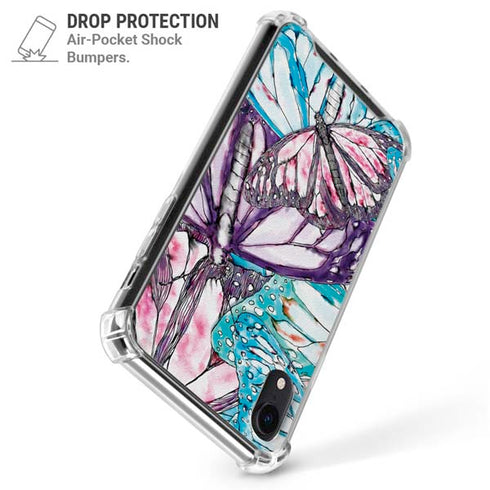 California Monarch Collage iPhone XR Clear Case