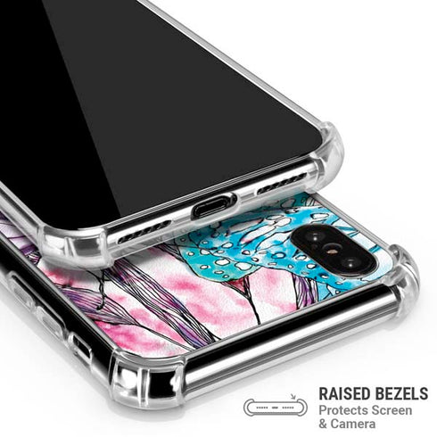 California Monarch Collage iPhone XS Max Clear Case